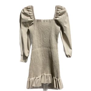 7 for all mankind faux leather mini dress NWT